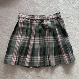 Ever After Plaid Skirt in Pink and Gray. Fits 10-12
